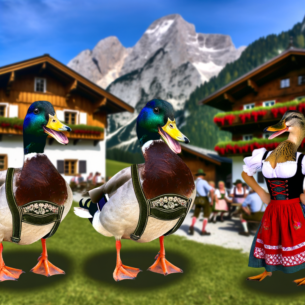 Quackstrian Culture: The Peculiar Traditions of Alpine Ducks