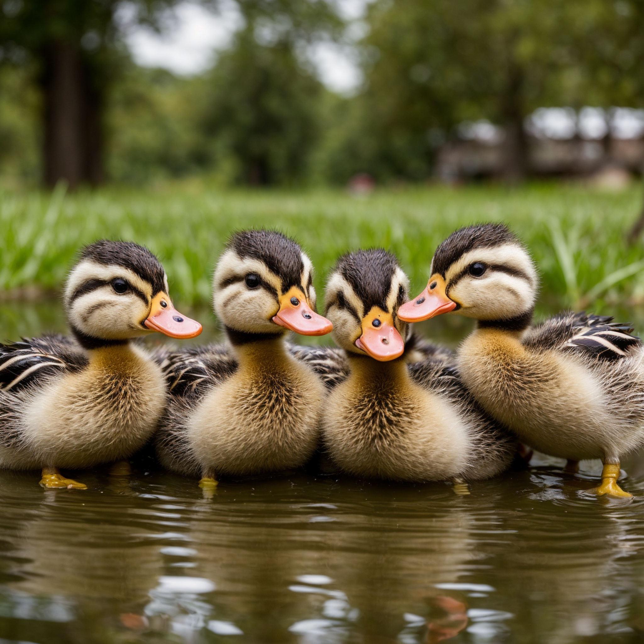 Nibbling Nuisances: The Biting Behavior of Bored Ducklings