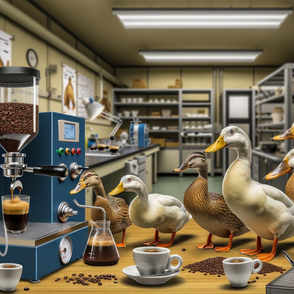 Quack Brew: Ducks Researching the Fast and Furious World of Expresso