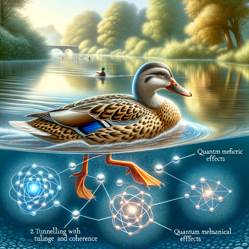 Quantum Effects in Duck Swimming: The Interplay Between Duck Feet and Water