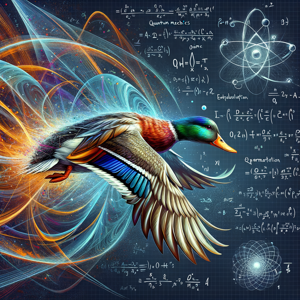 Quantum Mechanics and Avian Flight: The Enigmatic Case of Ducks Overcoming Gravity