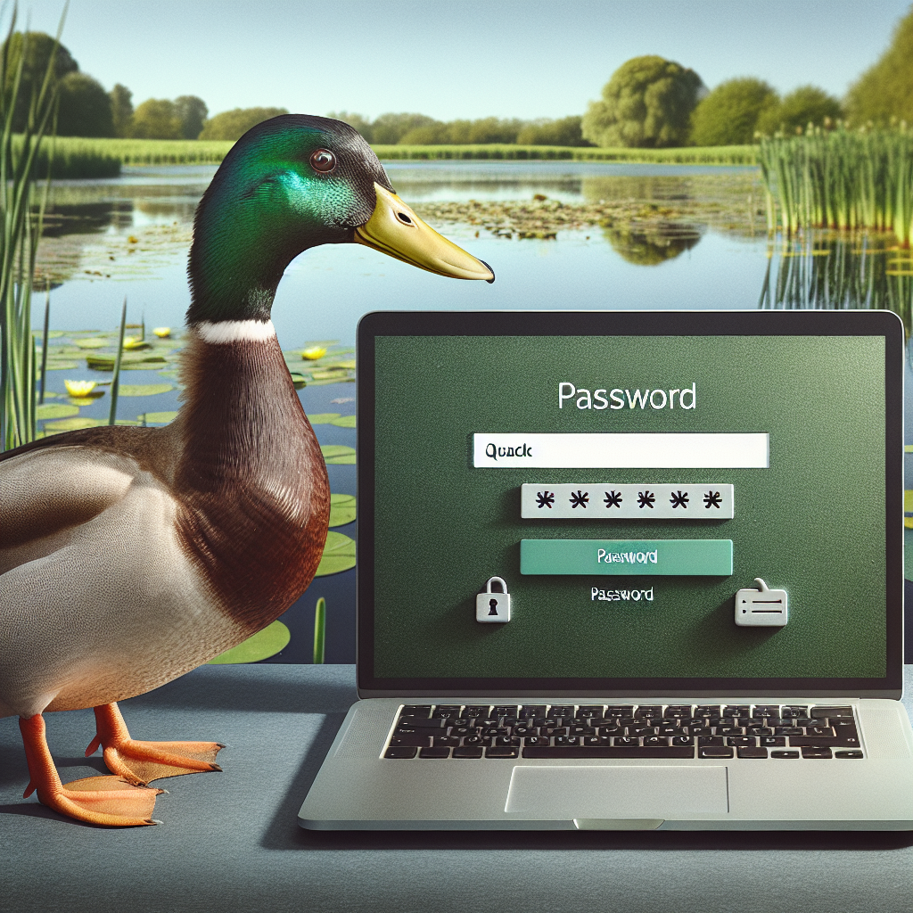 Quack and Beyond: Analyzing Password Practices Among Duck Populations in Online Environments